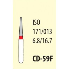 Бор алмазный ТН (CD-59F) конус цв красный Мани