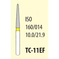 Бор алмазный ТН (TC-11EF) конус цв желтый  Мани