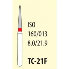 Бор алмазный ТН (TC-21F) конус цв красный Мани
