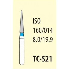 Бор алмазный ТН (TC-S21) конус цв синий Мани
