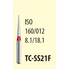 Бор алмазный ТН (TC-SS21F) конус цв красный Мани