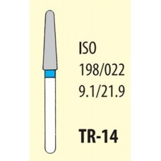 Бор алмазный ТН (TR-14) конус цв синий Мани