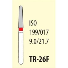 Бор алмазный ТН (TR-26F) конус цв красный Мани